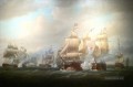 Duckworth s Aktion aus San Domingo 6 Februar 1806 Nicholas Pocock Seeschlacht Kriegsschiff